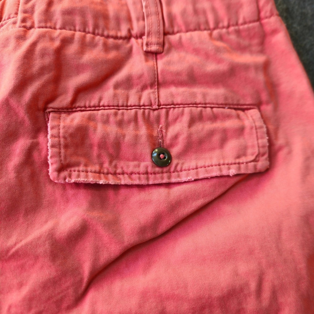 Y2K Abercrombie & Fitch Cargo Shorts Pink Sz 34 Military Utility Paratrooper NWT - Picture 11 of 14